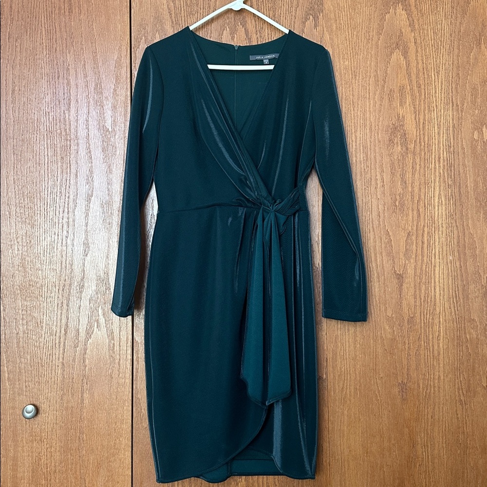 Julia Jordan Forest Green Dress